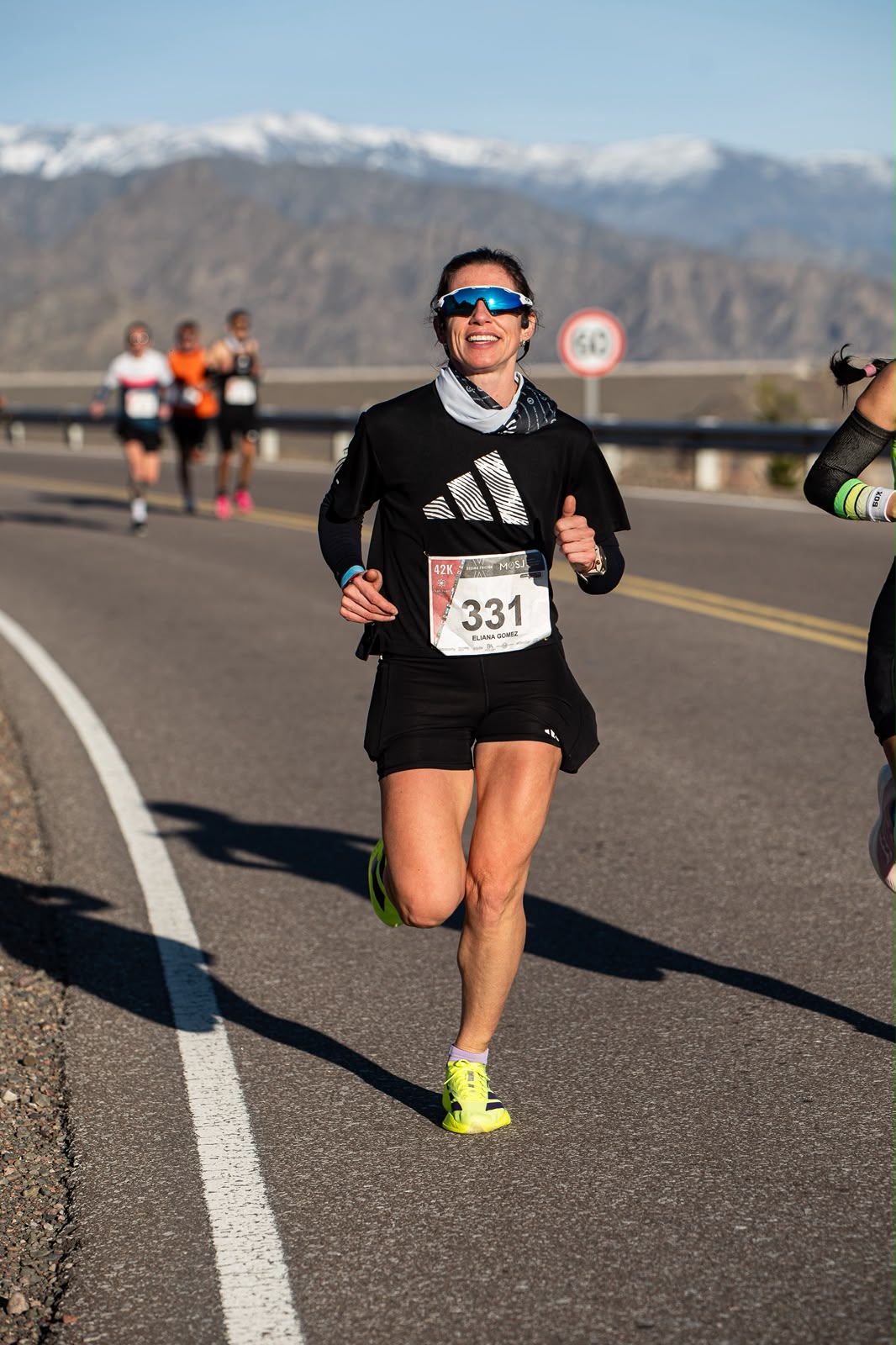 Eliana Schwindt, Maratón, deportista asesorado por el nutricionista deportivo Facundo Sena