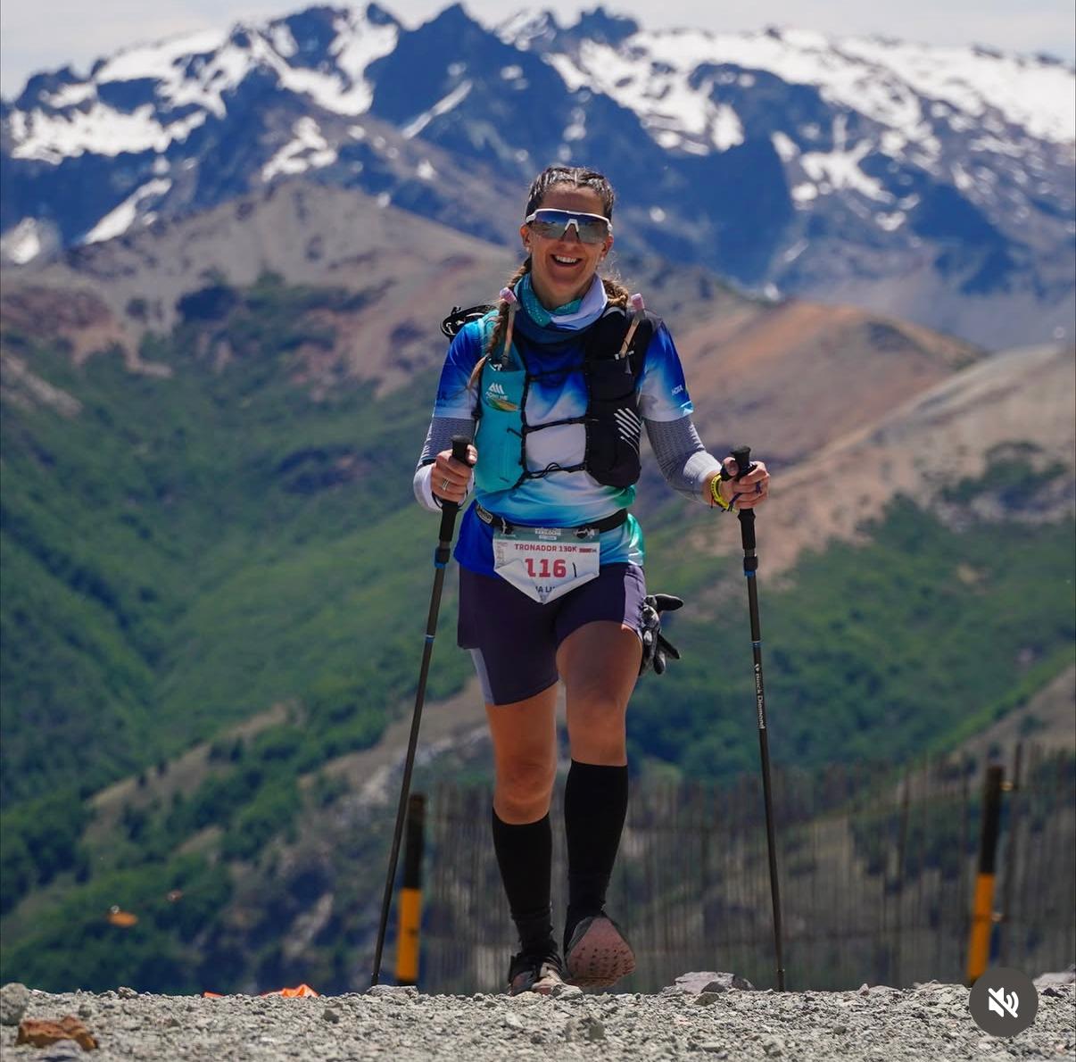 María Luján Cipettini, Ultra Trail, deportista asesorado por el nutricionista deportivo Facundo Sena